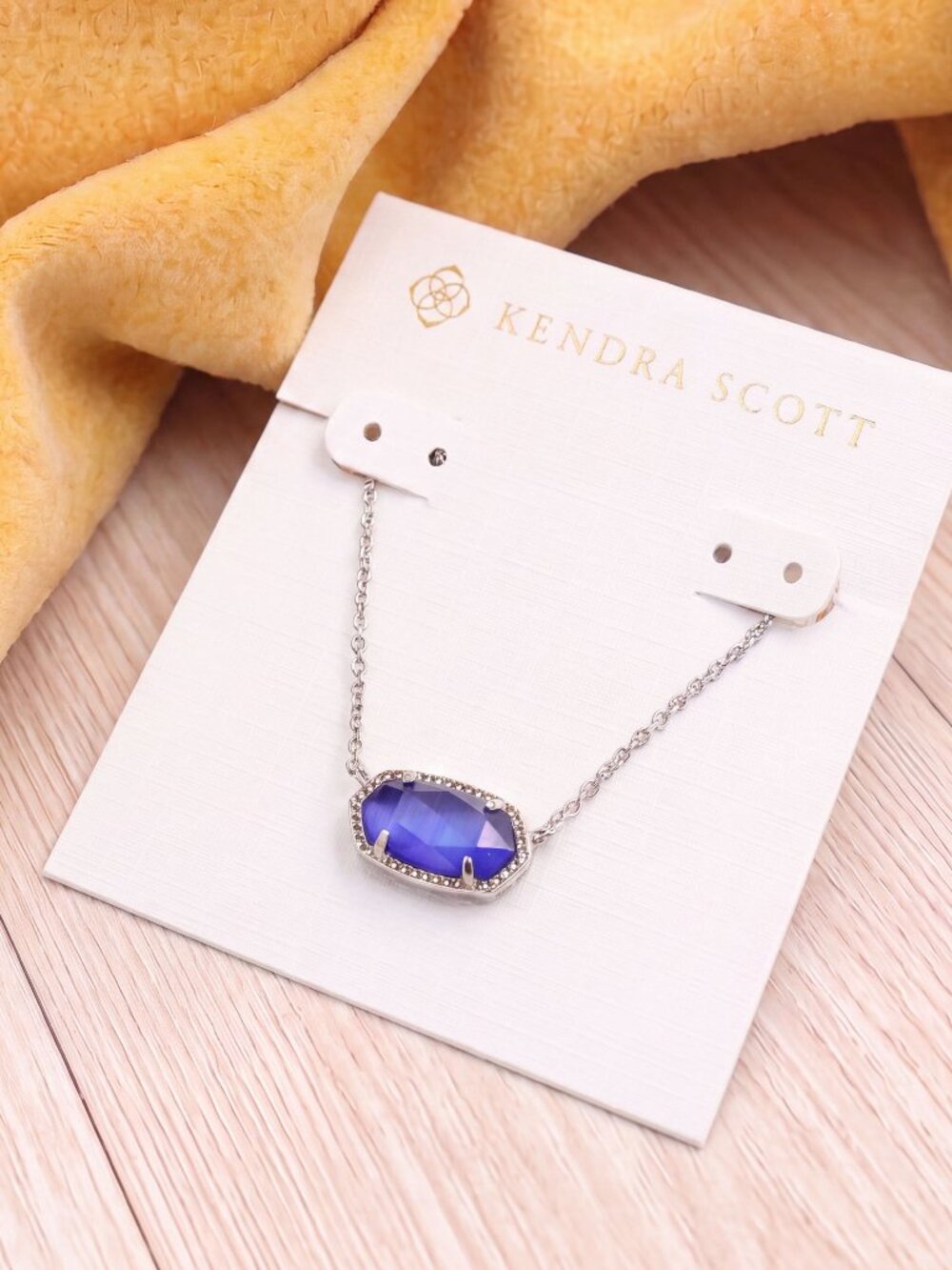 Kendra Scott Elisa Silver Necklace Silver NEW